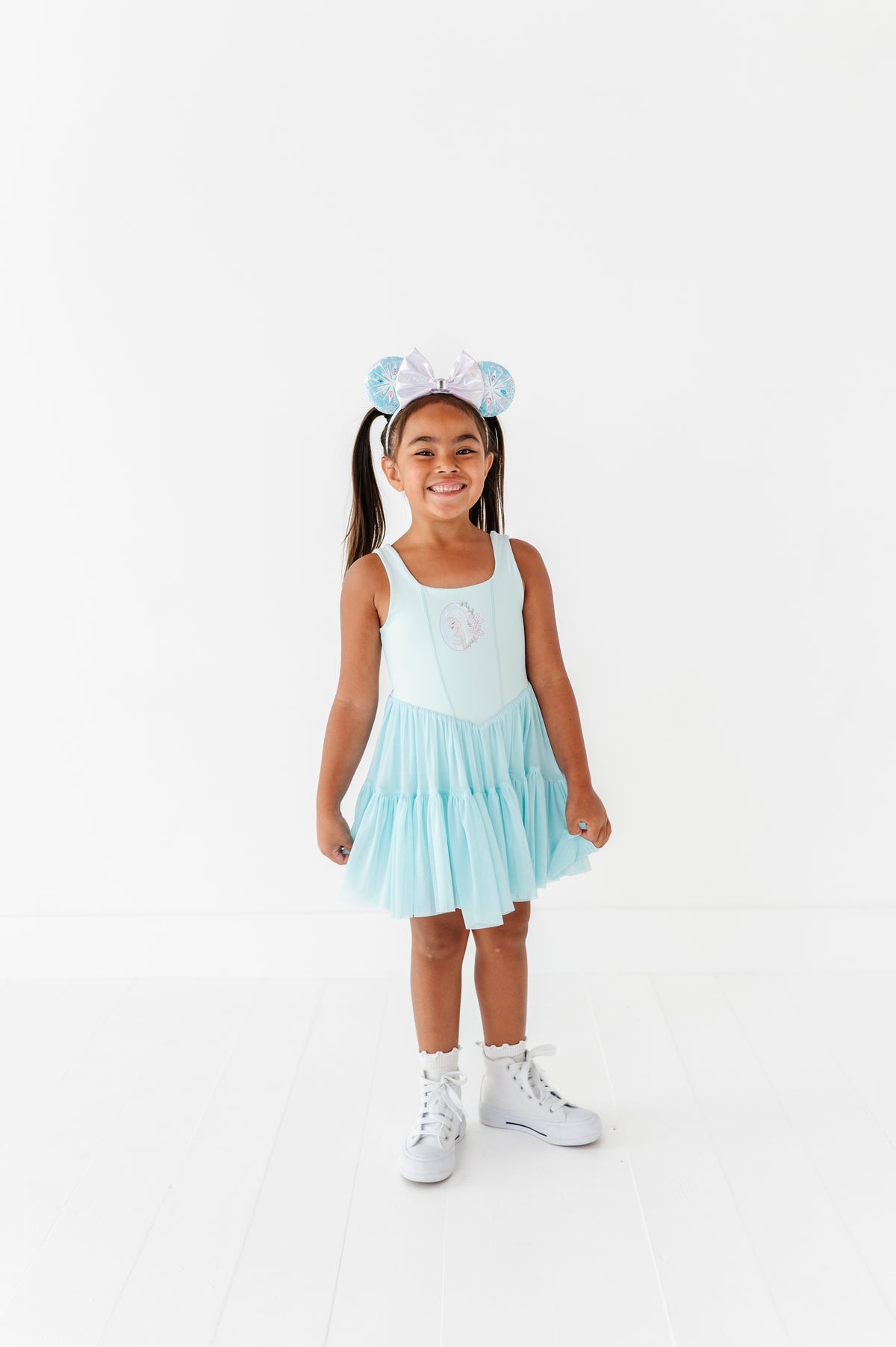 Elsa (KIDS) | Icy Blue Mesh DRESS