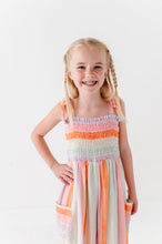 Load image into Gallery viewer, Sorbet Stripe | LINEN ROMPER