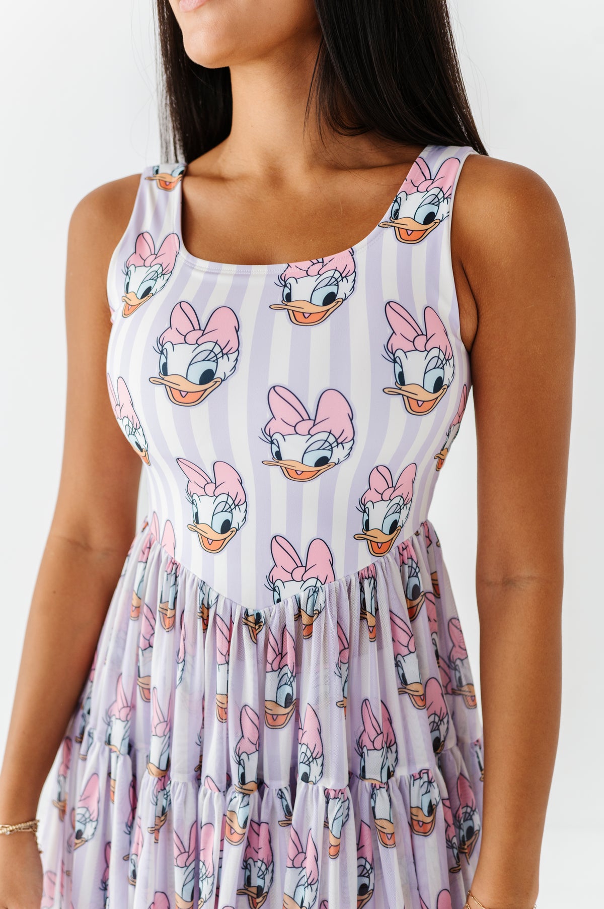 DAISY Stripe (ADULT) | Mesh DRESS