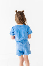 Load image into Gallery viewer, Flag Collage | BLUE Tie Front Tee