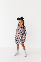 Load image into Gallery viewer, Checkered Minnie Pumpkins | KIDS 1/4th Zip Up