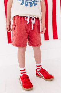 Red | Vintage CARGO Shorts