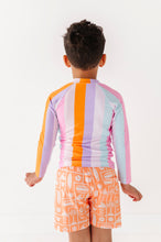 Load image into Gallery viewer, Summer Stripes: RASHGUARD ZIP-UP *SHIRT ONLY!*