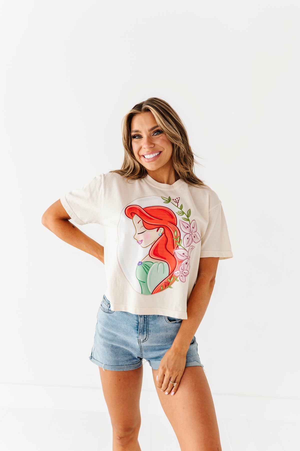 Ariel | ADULT tees (*CROP + FULL LENGTH HERE)