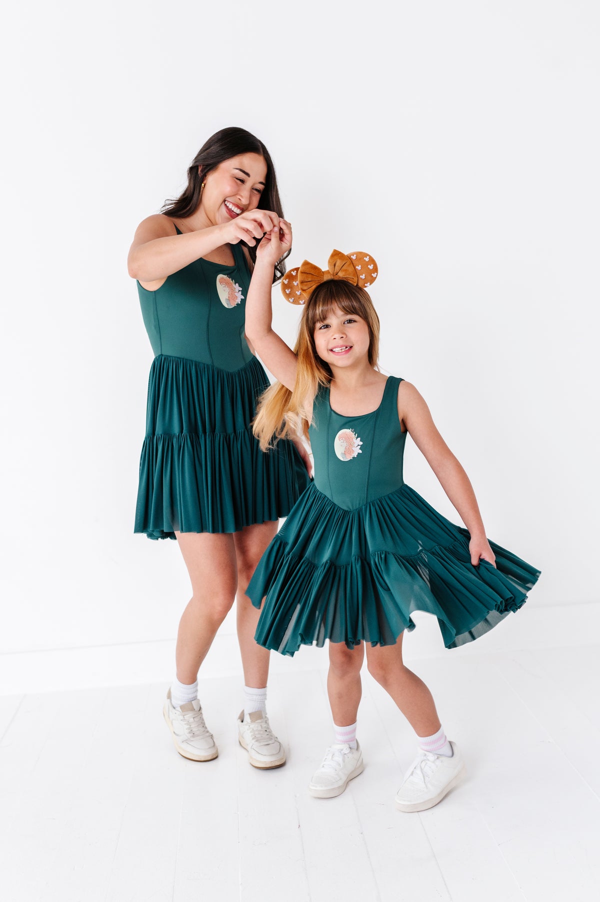 Merida (ADULT) | Teal Mesh DRESS