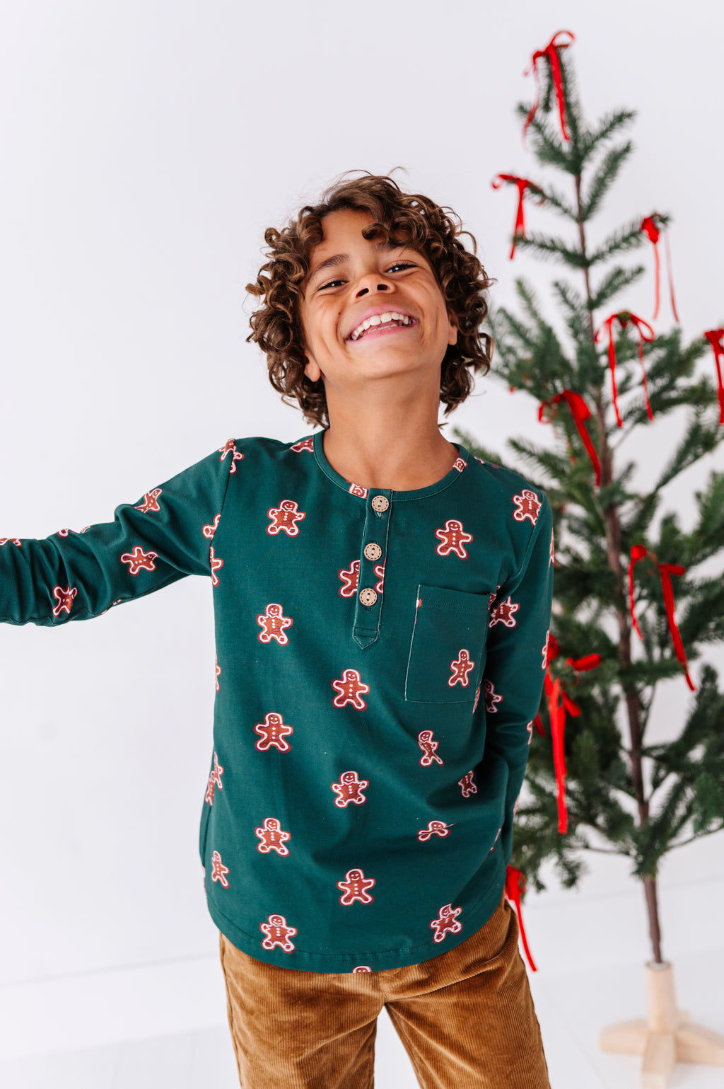 Gingerbread Lane | Button Henley