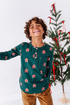 Gingerbread Lane | Button Henley