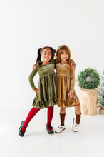 Load image into Gallery viewer, Carmel | Velvet Bow Back Dress