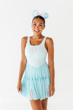 Elsa (ADULT) | Icy Blue Mesh DRESS