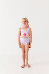 Smilies + Check: Ruffle TWO-PIECE Tankini