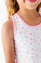 Load image into Gallery viewer, Pink Petite Floral | Retro Tank SET
