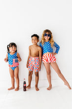 Load image into Gallery viewer, Stars + Stripes | Skirted ONE-Piece