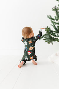 Christmas Doggies | ZIP ROMPER