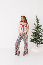 Load image into Gallery viewer, RED BOW (CREAM SHIRT) | Adult Long Sleeve Tee