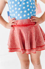 Load image into Gallery viewer, RED | Vintage RIB Skort