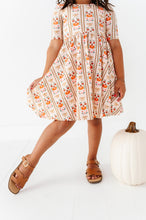 Load image into Gallery viewer, Harvest Charm | Bow Back Twirl Dress