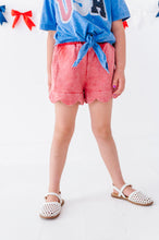 Load image into Gallery viewer, RED | Scallop Shorts