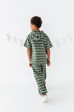 Load image into Gallery viewer, Olivine Stripes | Hoodie + Jogger SET