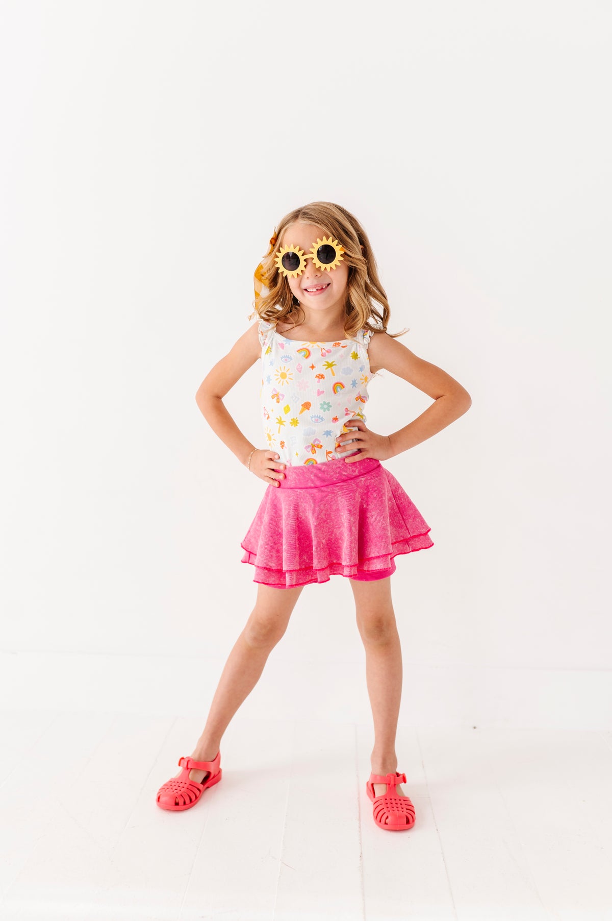 Bubblegum | RIBBED SKORT