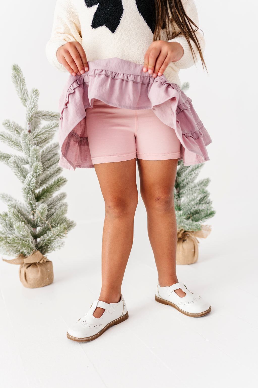 Tinsel Mauve | 3-Tiered Skort