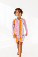 Load image into Gallery viewer, Summer Stripes: RASHGUARD ZIP-UP *SHIRT ONLY!*