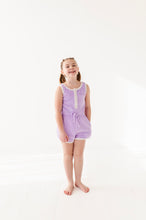 Load image into Gallery viewer, Violet: TERRY ROMPER