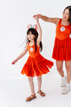 Moana (ADULT) | Burnt Orange Mesh DRESS