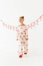 Load image into Gallery viewer, Pink Santas | ROMPER