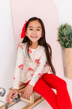 Load image into Gallery viewer, Pink Santas | PEPLUM