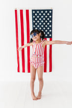 Load image into Gallery viewer, Spangled Stripes | Star Button TWO-PIECE