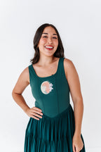 Merida (ADULT) | Teal Mesh DRESS