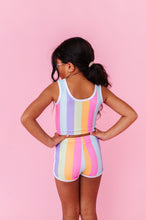 Load image into Gallery viewer, Sherbert Stripes | BOY SHORTS 2-PIECE