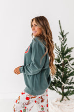 Load image into Gallery viewer, RED BOW (GREEN SHIRT) | Adult *SWEATSHIRT*
