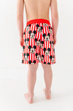 Load image into Gallery viewer, Red Stripe Mickey | BOY Swim Shorts