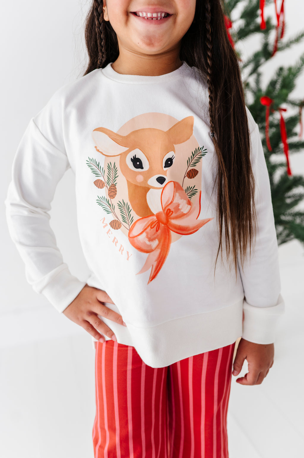 Darling Deer | Side Split Sweatshirt