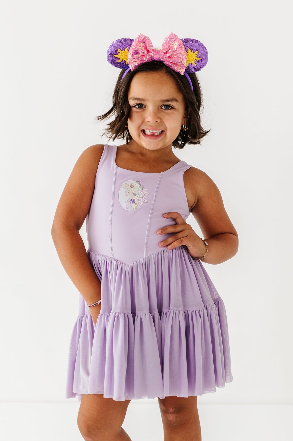 Rapunzel (KIDS) | Lilac Mesh DRESS