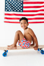 Load image into Gallery viewer, USA Check | BOYS Swim Shorts
