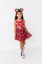 Load image into Gallery viewer, Minnie's Holly Check | KIDS Mesh Dress