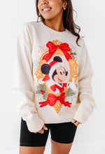 Load image into Gallery viewer, Mickey Bow Frame | CREAM Adult Sweatshirt