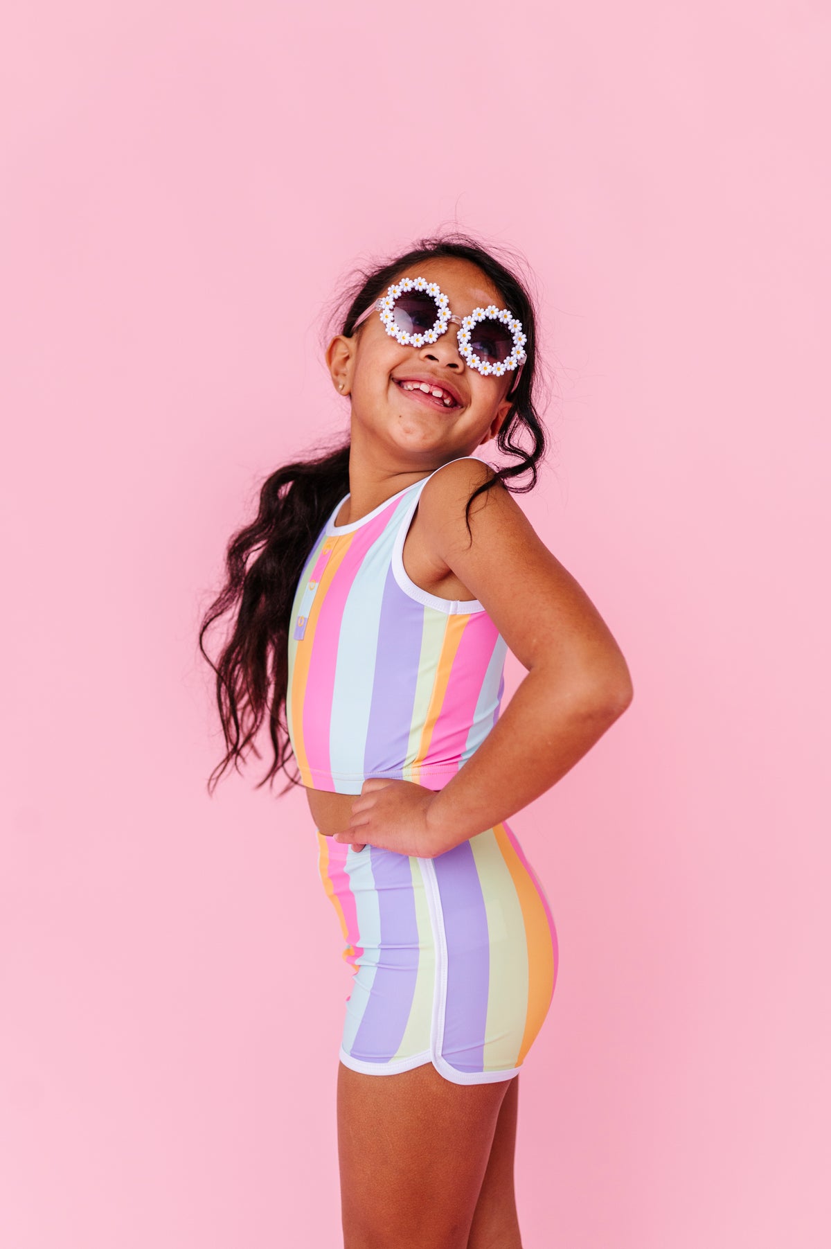 Sherbert Stripes | BOY SHORTS 2-PIECE
