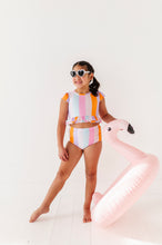 Load image into Gallery viewer, Summer Stripes: Cap Sleeve TWO-PIECE