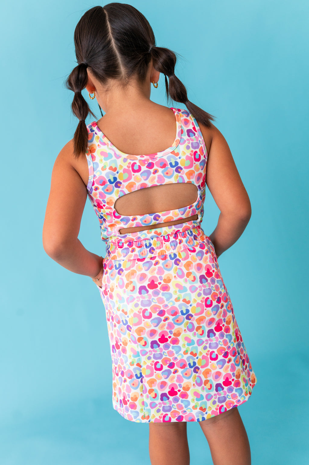 Sugarwave Leopard | Tennis Dress (with shorts!)