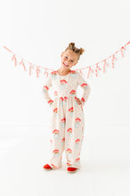 Load image into Gallery viewer, Pink Santas | ROMPER