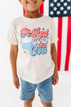 Load image into Gallery viewer, Red, White + COOL | Kids Tee