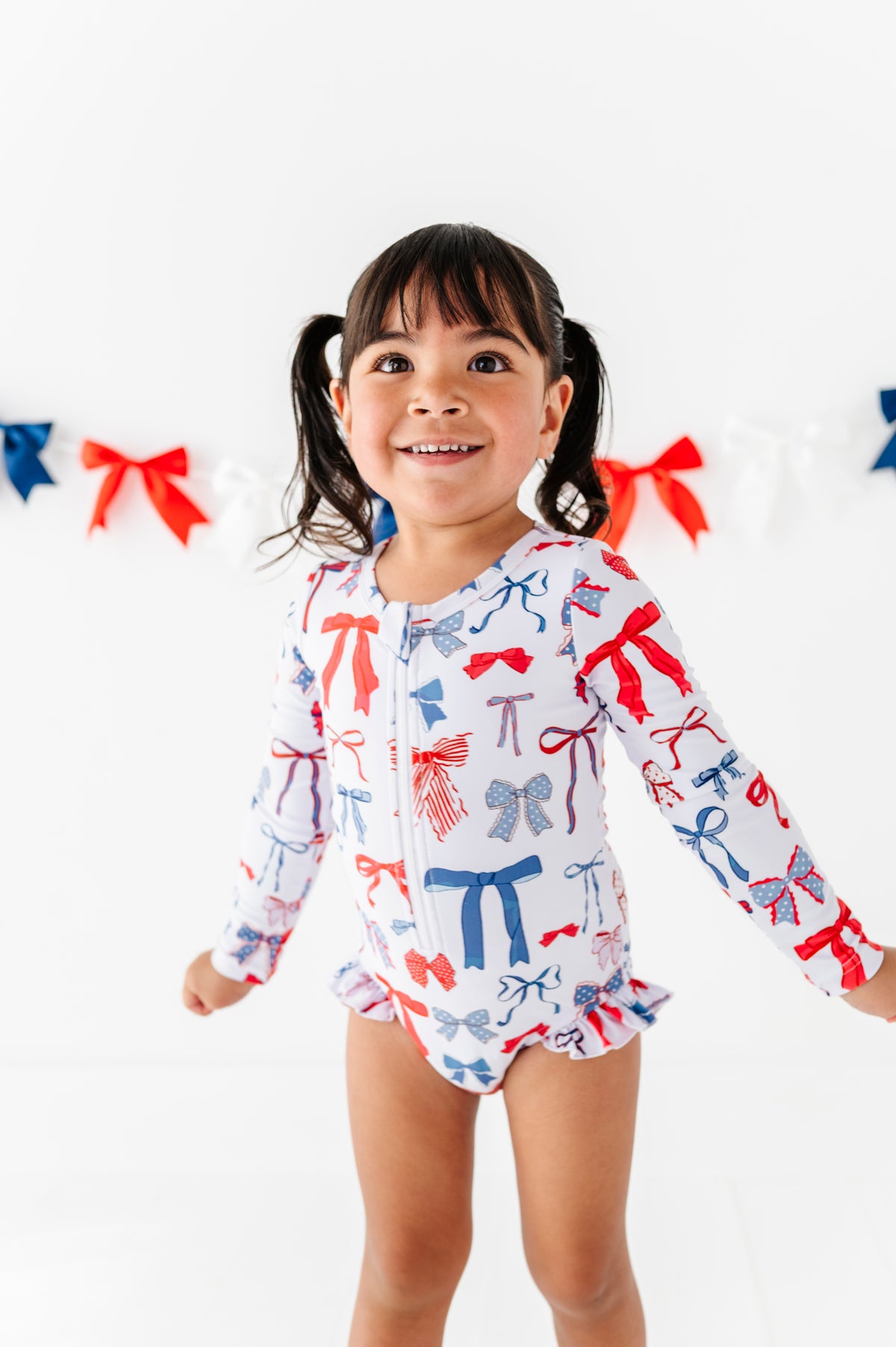 American Girl Bows | Rashguard ONE-Piece
