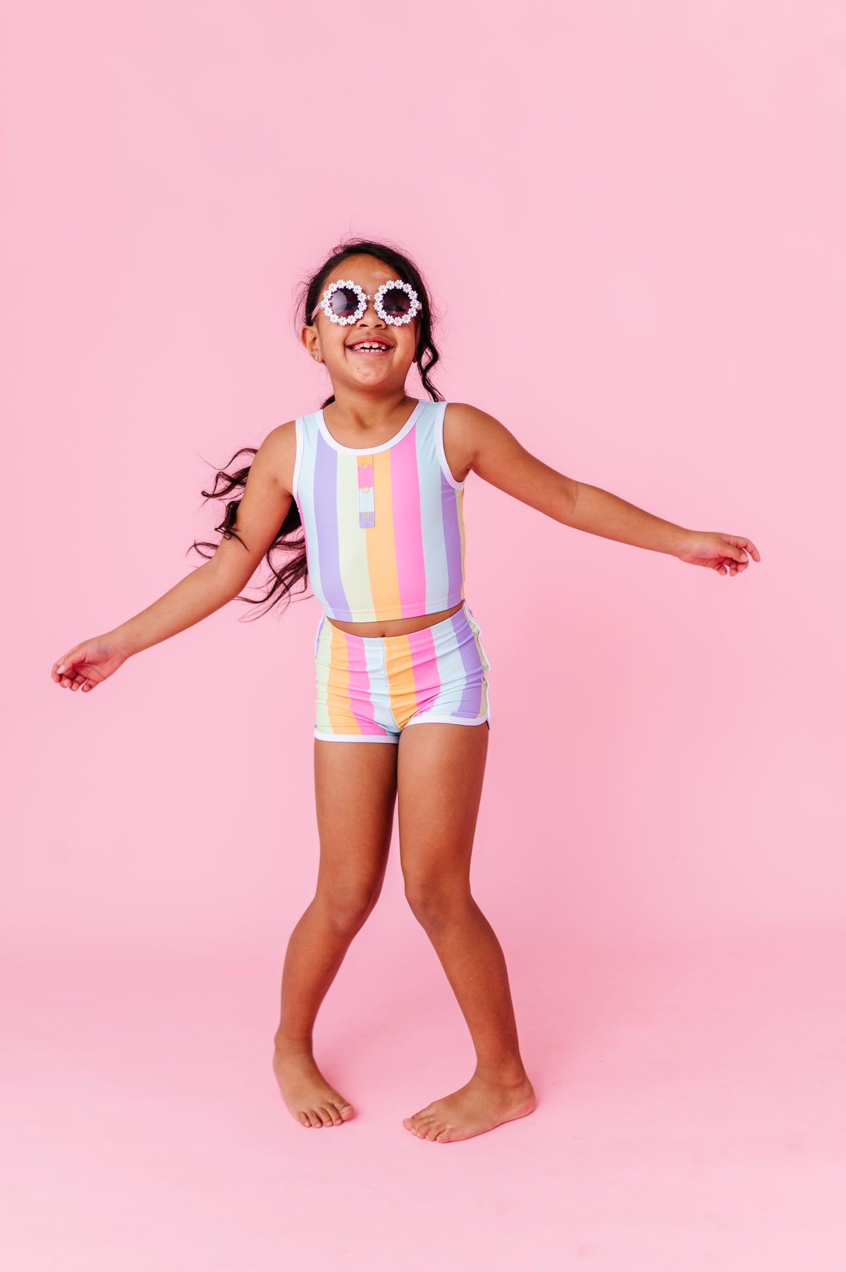 Sherbert Stripes | BOY SHORTS 2-PIECE