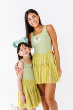 Tiana (KIDS) | Pistachio Mesh DRESS