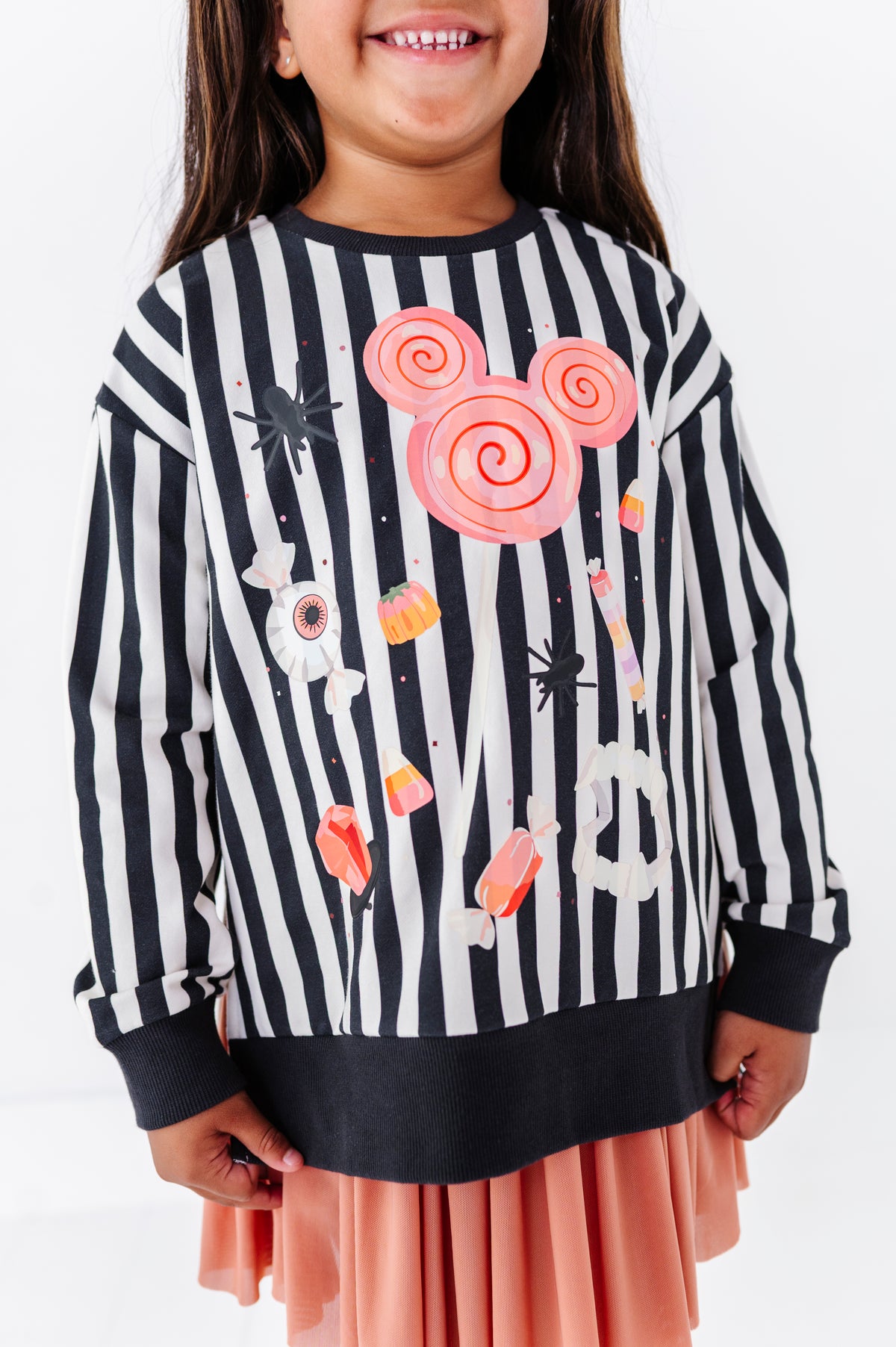 Candy Magic (STRIPE) | SIDE SPLIT SWEATSHIRT