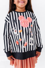 Load image into Gallery viewer, Candy Magic (STRIPE) | SIDE SPLIT SWEATSHIRT