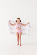 Load image into Gallery viewer, Poppy + Stripes: Ruffle TWO-PIECE Tankini